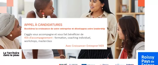 Croissance+ Entrepren&rsquo;HER : appel &agrave; candidatures